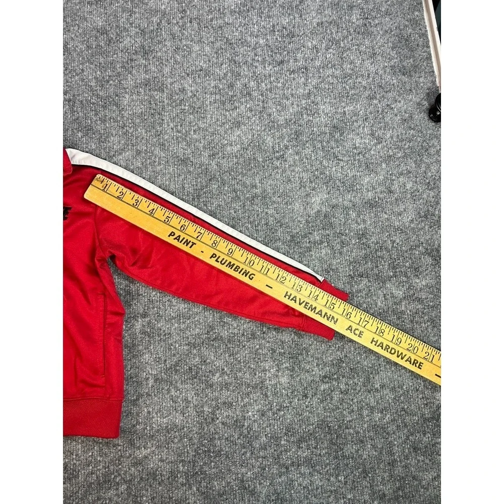 Nike Toddler 4T Red Track Jacket White Stripe Full Zip Athletic Logo
